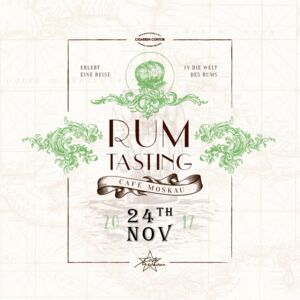 Rum Tasting Angebote Cafe Moskau