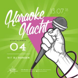 Karaoke Nacht Startnummer 4 Angebote Cafe Moskau
