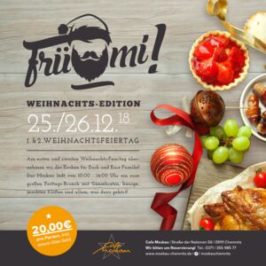 Frümi Weihnachtsedition Angebote Cafe Moskau