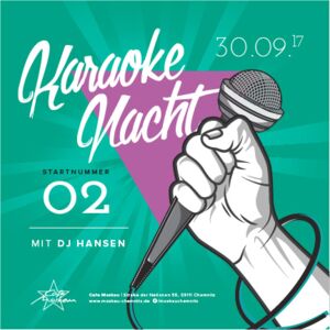 Karaoke Nacht Startnummer 2 Angebote Cafe Moskau