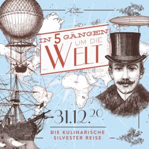 In 5 Gängen um die Welt Angebote Cafe Moskau
