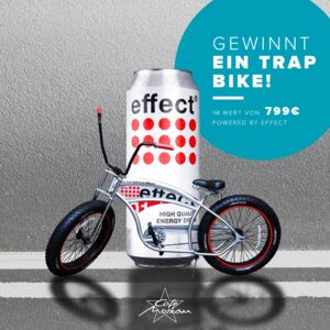 Gewinnt ein effect Trap-Bike - Prämierung Angebote Cafe Moskau