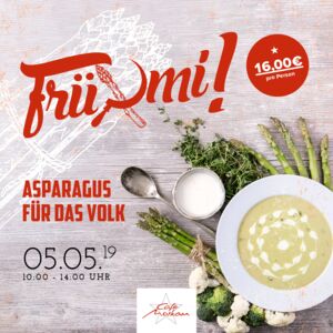 FrüMi - Asparagus für das Volk Angebote Cafe Moskau
